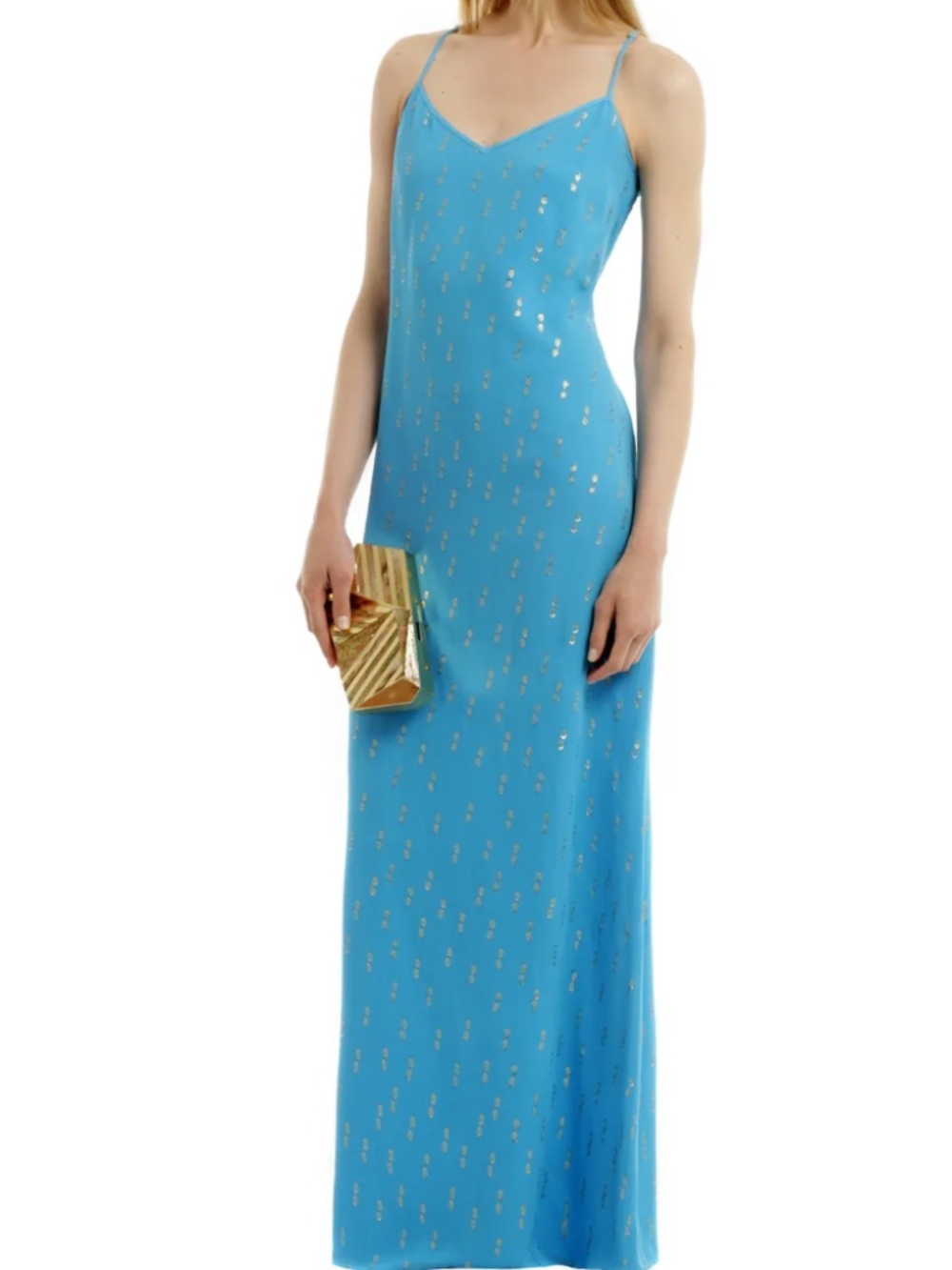 Blue Maxi Lily Pulitzer Chiffon Dress